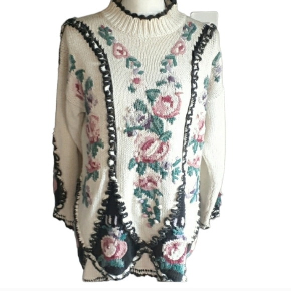 Vtg Rebecca Stone knitted sweaters sz large - Picture 17 of 17